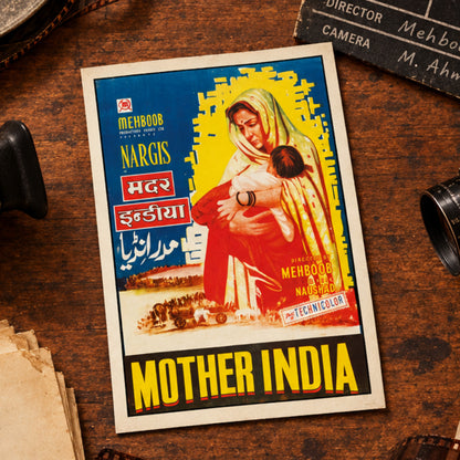 Vintage Bollywood Film Poster Postcards | Set of 8