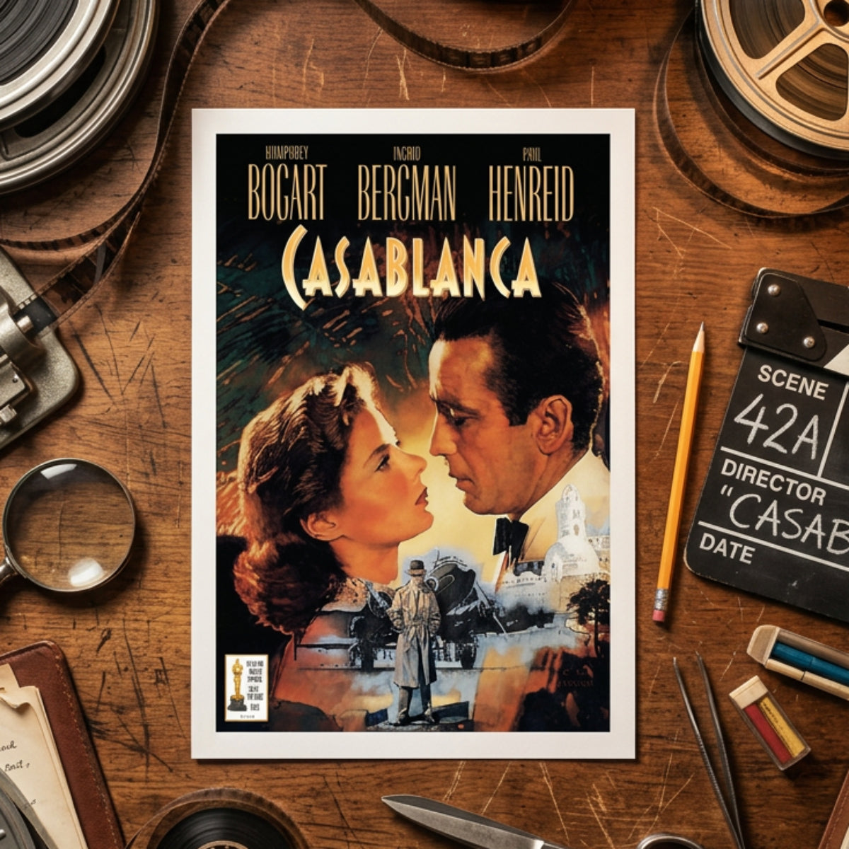 Postcard Collection of 8 | Vintage Classic Hollywood film Posters Stationery Set