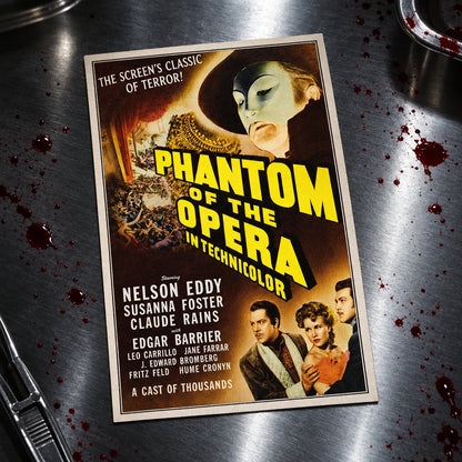 Vintage B-Movie Horror Film Poster Postcards | Pack of 8