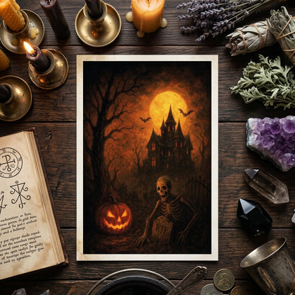 Vintage Halloween & Horror Postcards | Pack of 8 | No.1