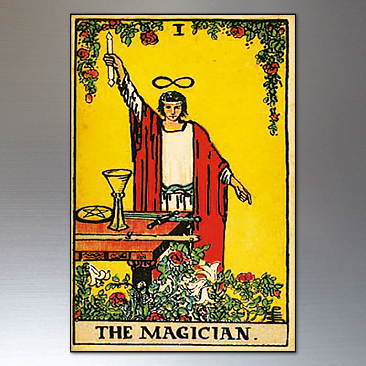 Vintage Tarot Card Fridge Magnets | Set of 8 | No.1