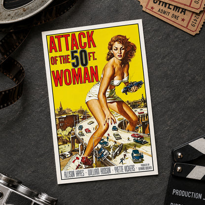 Vintage B Movie Film Poster Postcards | Pack of 8 | No.1