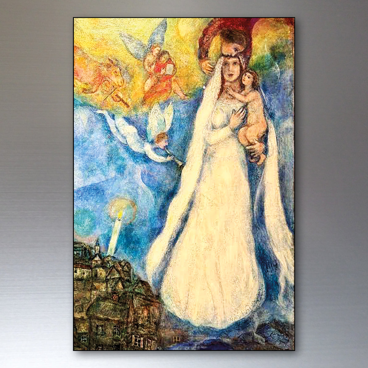 Marc Chagall Famous Paintings Fridge Magnets | Set of 8