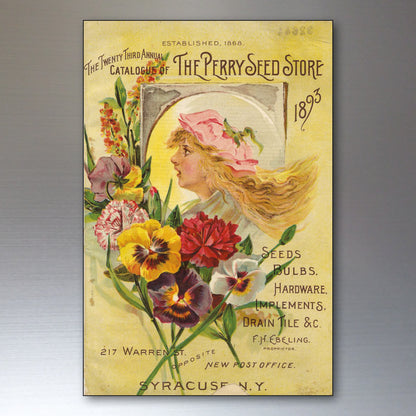 Vintage Botanical Seed Packet Fridge Magnets | Set of 8 | No.2