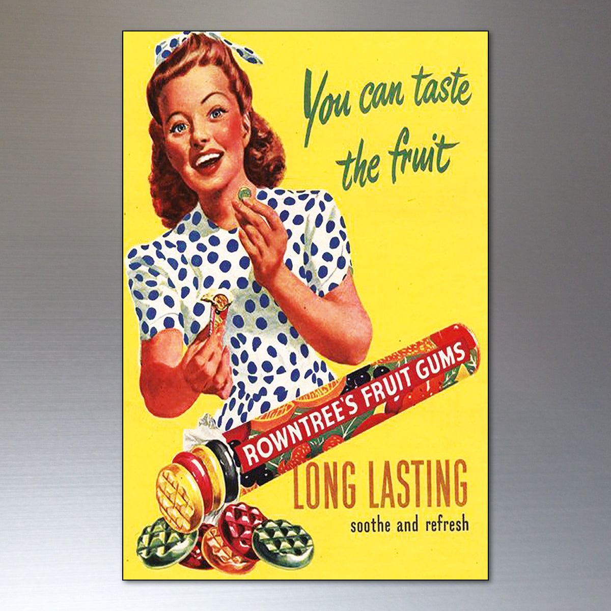 Vintage Advertising Artwork Fridge Magnets | Set of 8