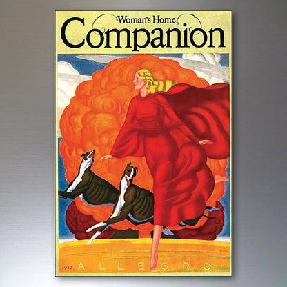 Women's Home Companion Magazine Covers | Fridge Magnets | Set of 8