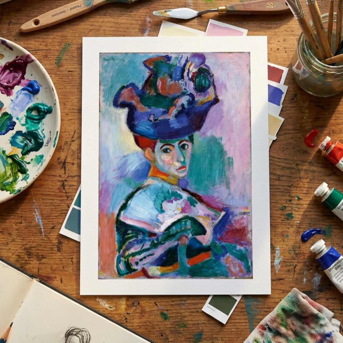 Pack of 8 Postcards | Henri Matisse Vintage Modernist Art Paintings | Stationary Gift