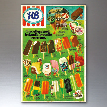 Vintage Ice Lolly & Popsicle Fridge Magnets | Set of 8 | No.1