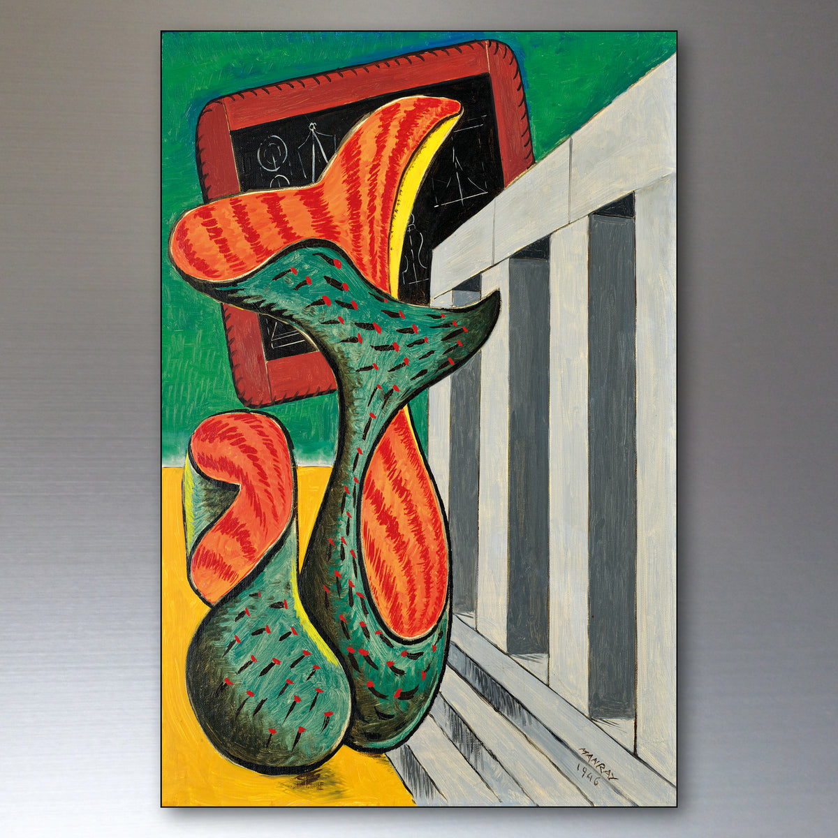 Man Ray Avant-Garde Art Fridge Magnets | Dada & Surrealist Prints | Set of 8