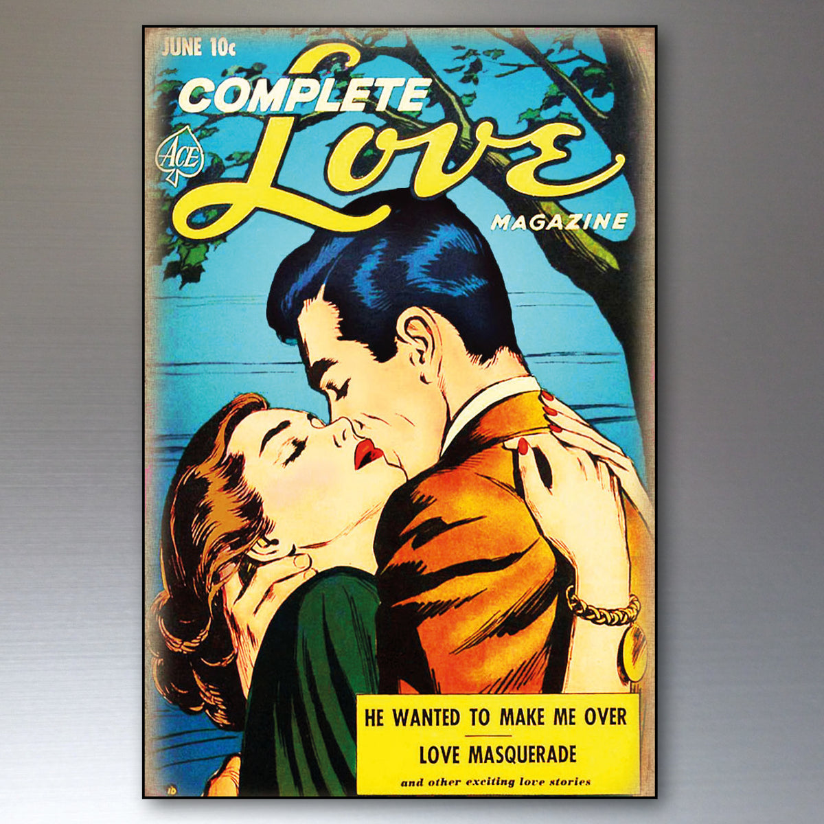 Pop Art Comic Book Strip Romance Vintage | Set of 8 | No.1