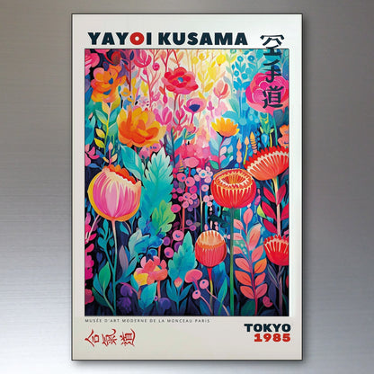 Yayoi Kusama Japanese Pop Art Fridge Magnets | Set of 8