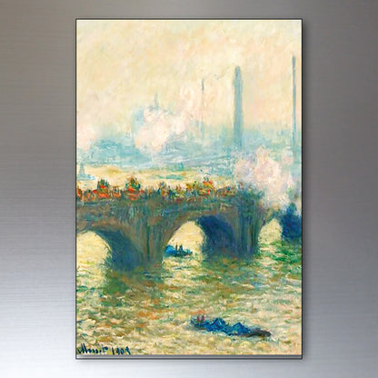 Vintage Claude Monet Impressionist Paintings | Set of 8 Fridge Magnets