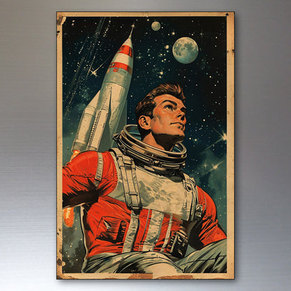 Vintage Sci-Fi Comic Book Fridge Magnets | Set of 8 | no.14