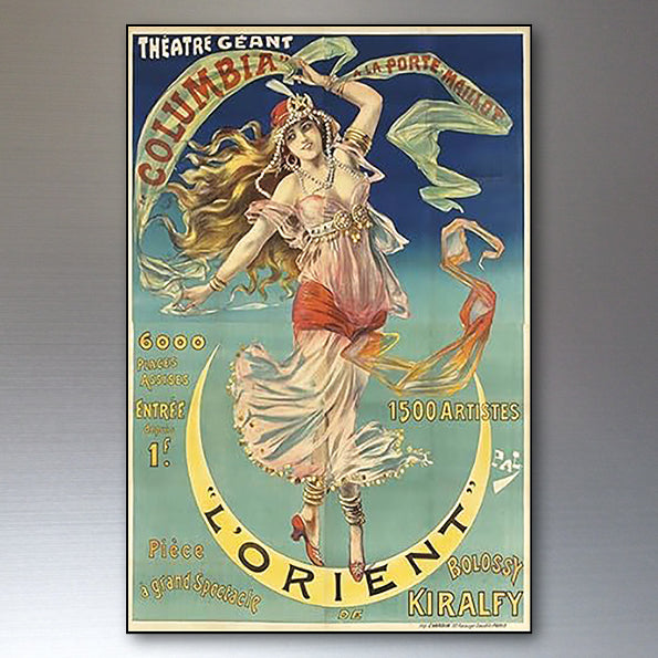 Vintage Art Nouveau Set of 8 Fridge Magnets | Alphonse Mucha | No.1