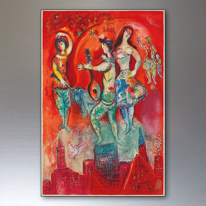 Marc Chagall Famous Paintings Fridge Magnets | Set of 8