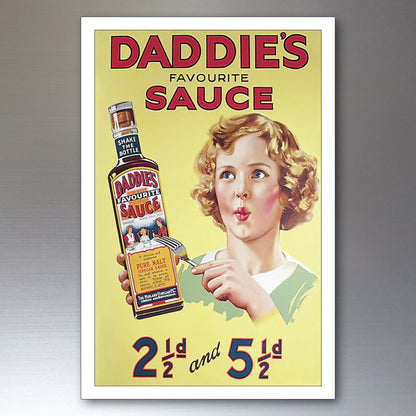 Vintage British Grocery Advertisement Fridge Magnets | Set of 8