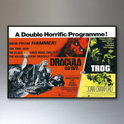 Vintage Hammer Horror Movie Poster Fridge Magnets Set of 8 | Classic Horror Gift | No.1