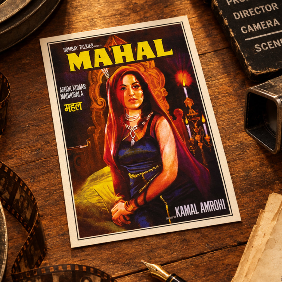 Vintage Bollywood Film Poster Postcards | Set of 8