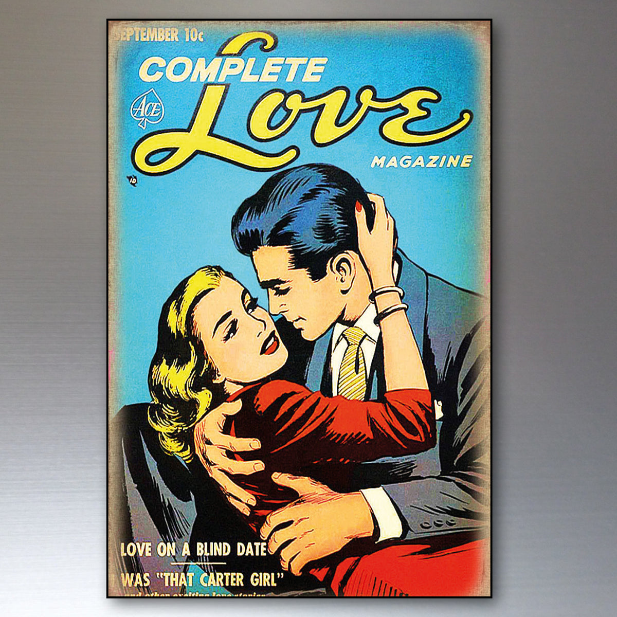 Pop Art Comic Book Strip Romance Vintage | Set of 8 | No.1