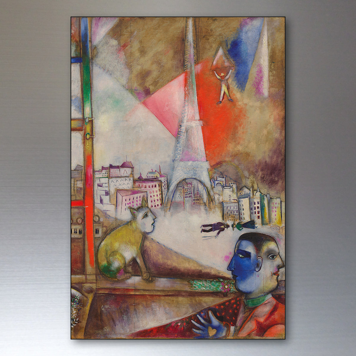 Marc Chagall Famous Paintings Fridge Magnets | Set of 8