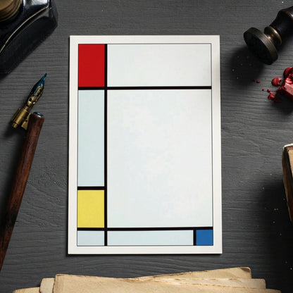 Piet Mondrian Neo-Plasticism Abstract Art Postcards | Set of 8