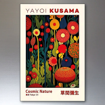 Yayoi Kusama Japanese Pop Art Fridge Magnets | Set of 8