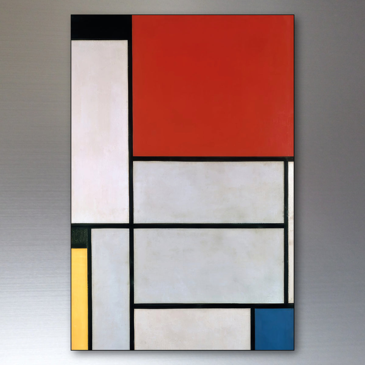 Mondrian Neo-Plasticism Abstract Art Fridge Magnets | Set of 8
