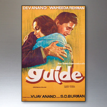 Vintage Bollywood Film Poster Fridge Magnets | Set of 8