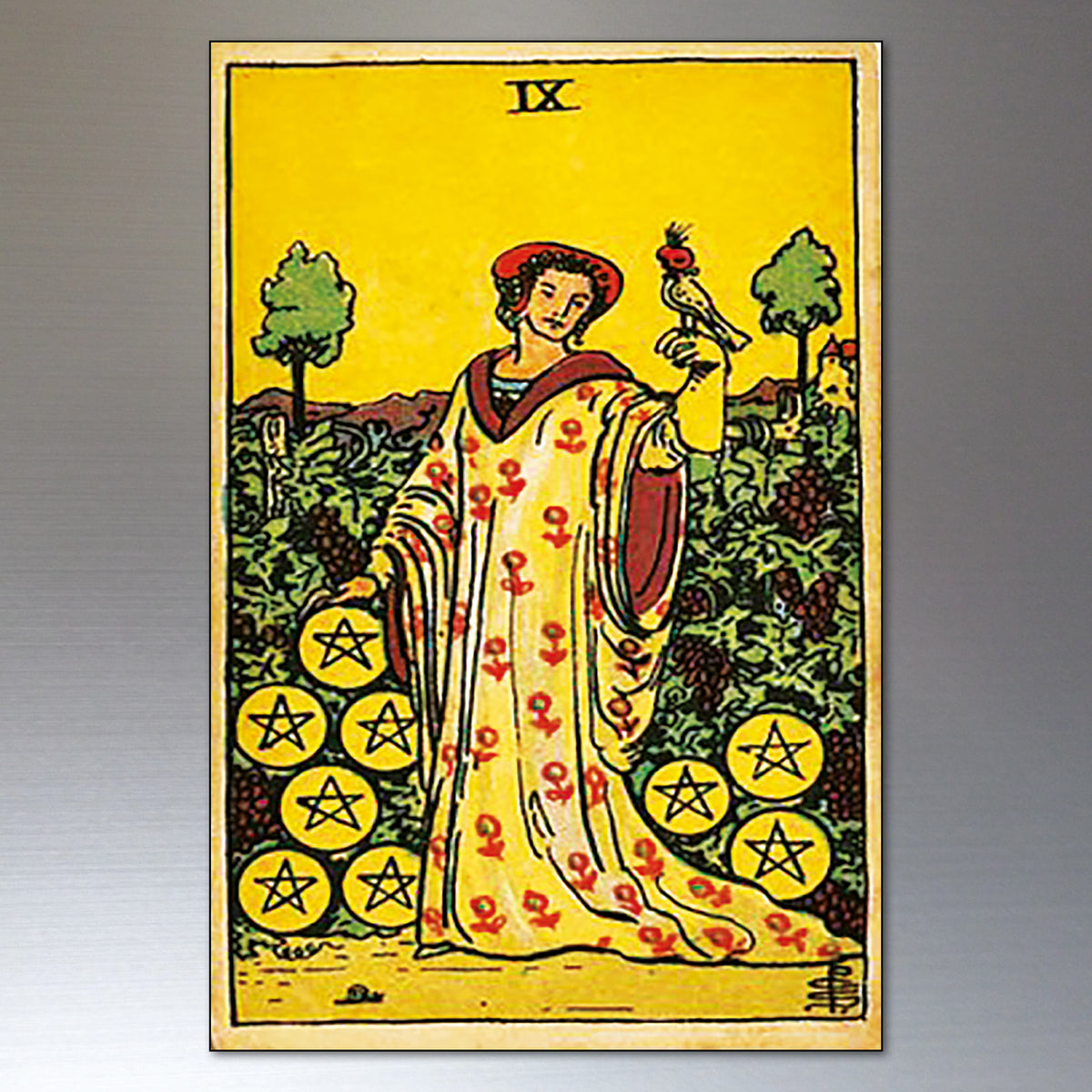 Vintage Tarot Card Fridge Magnets | Set of 8 | No.1