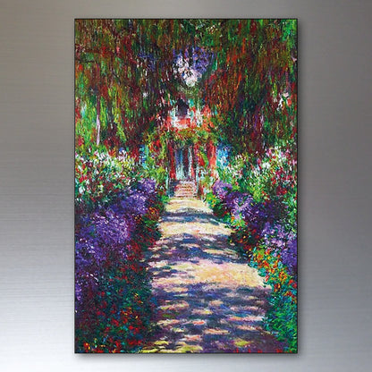 Vintage Claude Monet Impressionist Paintings | Set of 8 Fridge Magnets