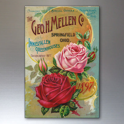 Vintage Botanical Seed Packet Fridge Magnets | Set of 8 | No.2