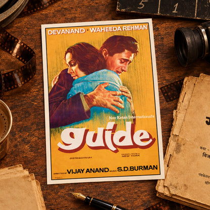 Vintage Bollywood Film Poster Postcards | Set of 8
