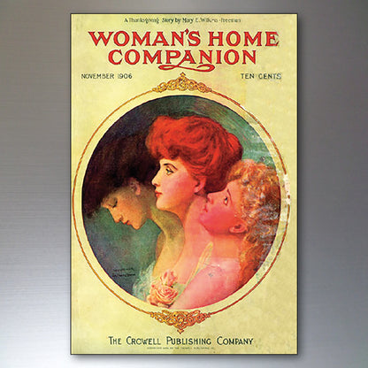 Women's Home Companion Magazine Covers | Fridge Magnets | Set of 8