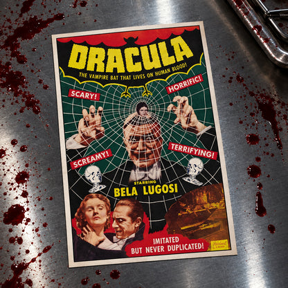 Vintage B-Movie Horror Film Poster Postcards | Pack of 8