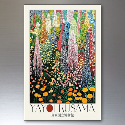 Yayoi Kusama Japanese Pop Art Fridge Magnets | Set of 8