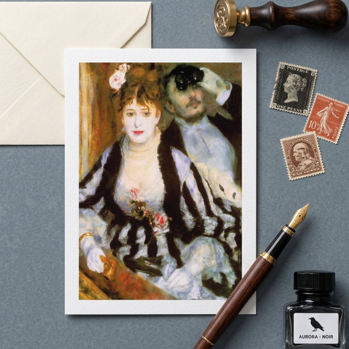 Renoir Impressionist Art Paintings | Pack of 8 Postcards