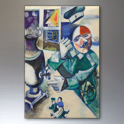 Marc Chagall Famous Paintings Fridge Magnets | Set of 8