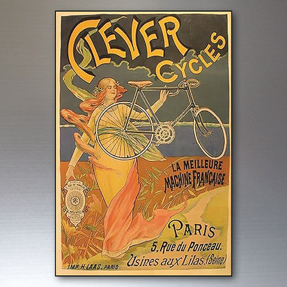Vintage Art Nouveau Set of 8 Fridge Magnets | Alphonse Mucha | No.1