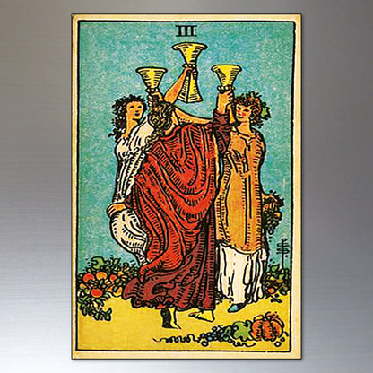 Vintage Tarot Card Fridge Magnets | Set of 8 | No.1