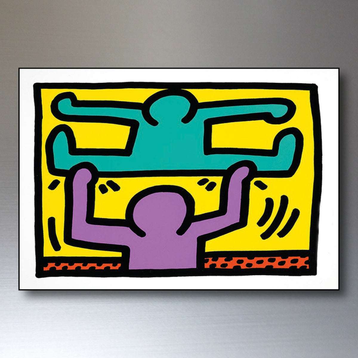 Keith Haring Graffiti Pop Art Fridge Magnets | Set of 8 | No.1