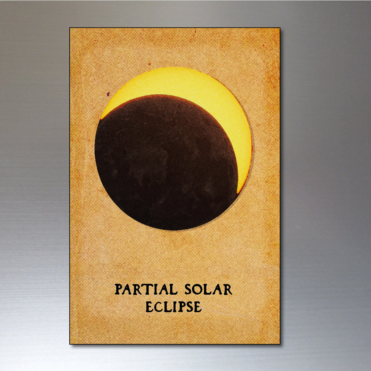 Vintage Moon Phases & Lunar Eclipse Illustrations | Fridge Magnets Set of 8