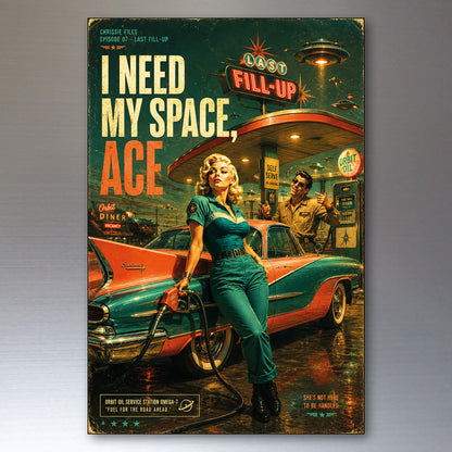 Vintage Sci-Fi Comic Book Fridge Magnets | Set of 8 | no.14