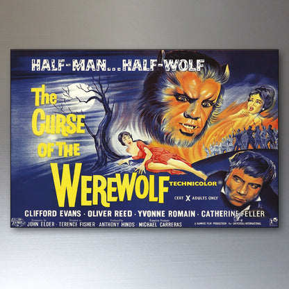 Vintage Hammer Horror Movie Poster Fridge Magnets Set of 8 | Classic Horror Gift | No.2