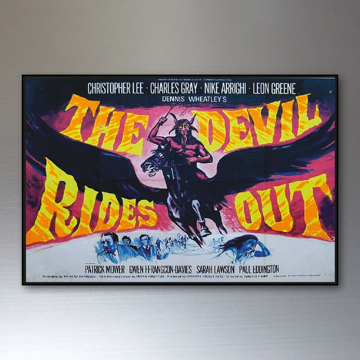 Vintage Hammer Horror Movie Poster Fridge Magnets Set of 8 | Classic Horror Gift | No.1