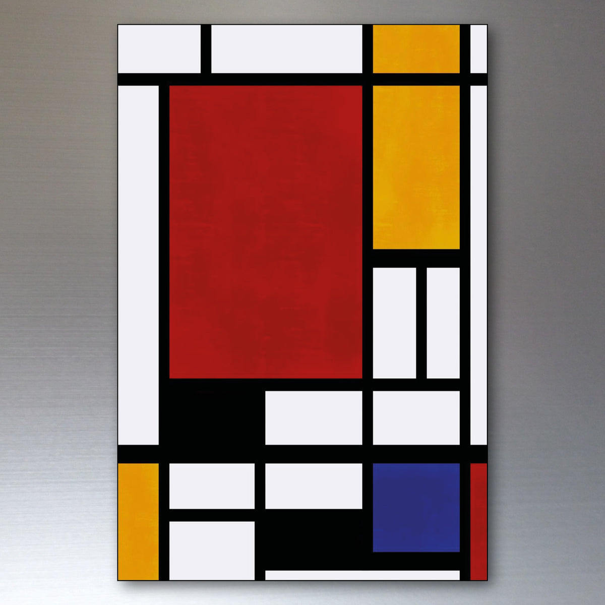 Mondrian Neo-Plasticism Abstract Art Fridge Magnets | Set of 8
