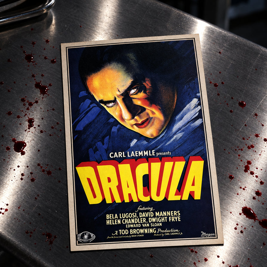 Vintage B-Movie Horror Film Poster Postcards | Pack of 8