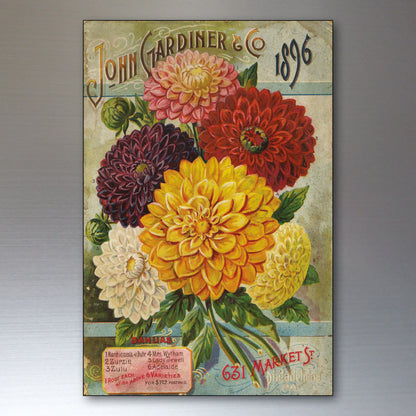 Vintage Botanical Seed Packet Fridge Magnets | Set of 8 | No.2