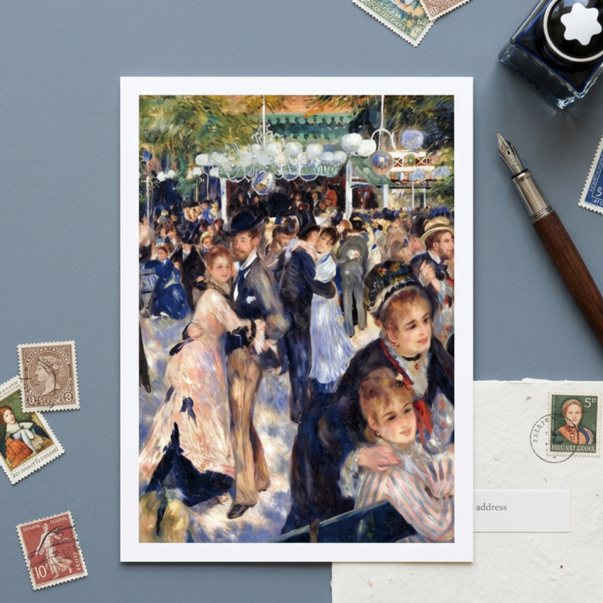 Renoir Impressionist Art Paintings | Pack of 8 Postcards
