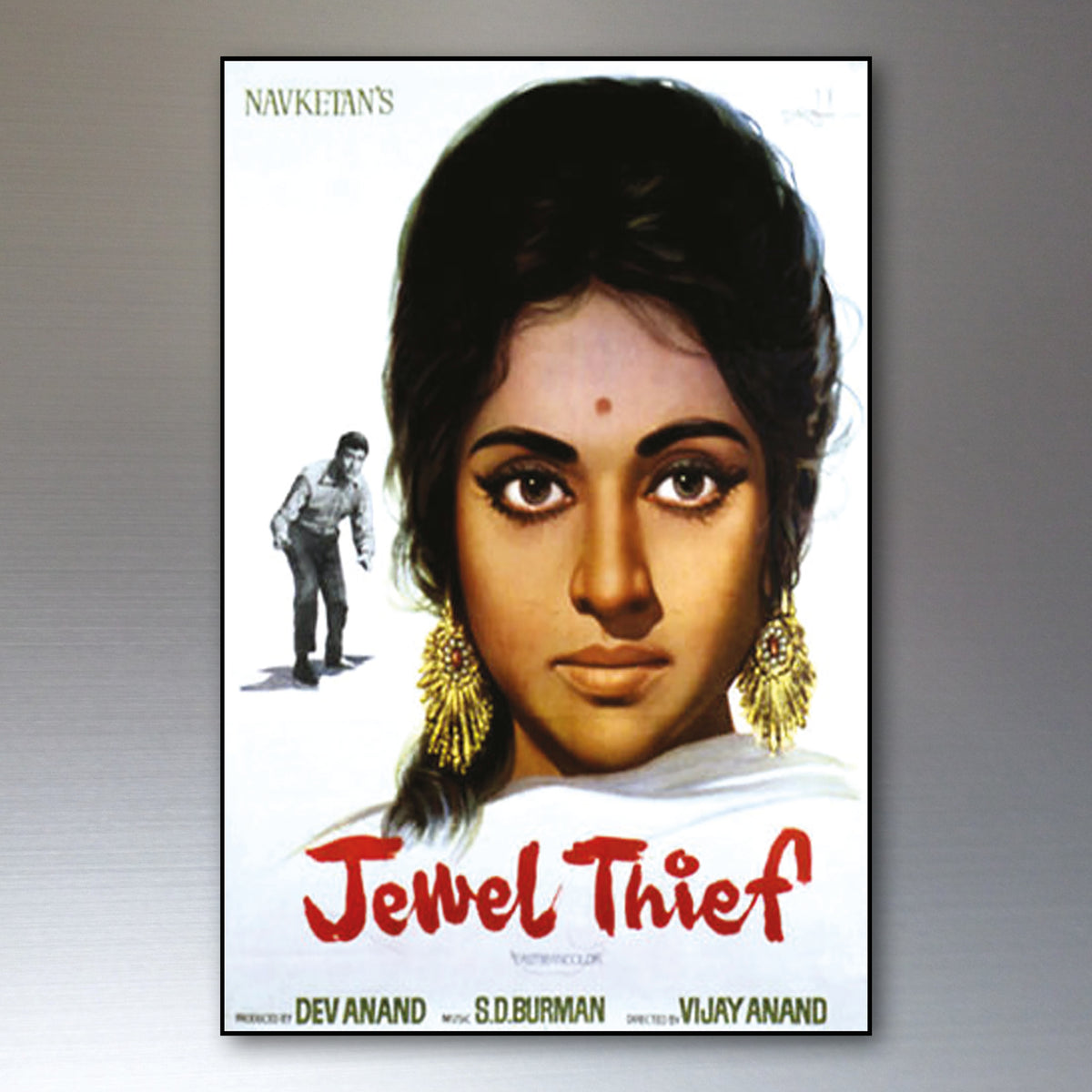 Vintage Bollywood Film Poster Fridge Magnets | Set of 8