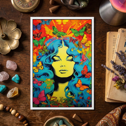 Vintage 1960s Psychedelic Kaleidoscope Postcards | Pack of 8